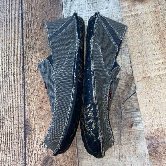 Men's TEXAS TECH Slip On Canvas Loafer Shoes Tan cruzerz NEW - Picture 5 of 12